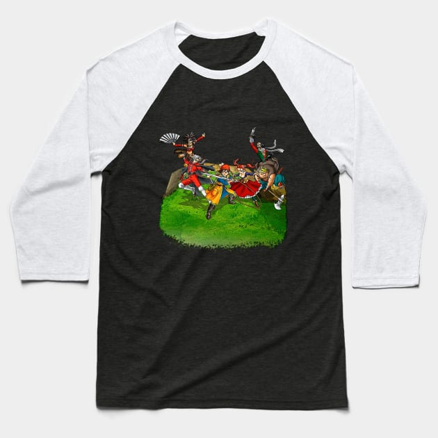 Dragon quest VIII Baseball T-Shirt by michelo13